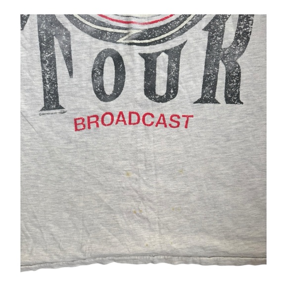 Rare VTG U2 Zoo TV Tour Outside Broadcast 1992 Single Stitch T Shirt 90s Bono XL - Picture 3 of 9